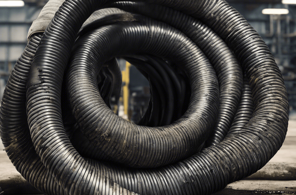 Cómo afecta la calidad del material a la vida útil de una manguera industrial